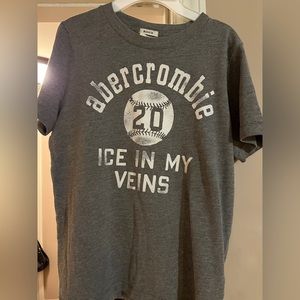 Abercrombie kids baseball t-shirt.